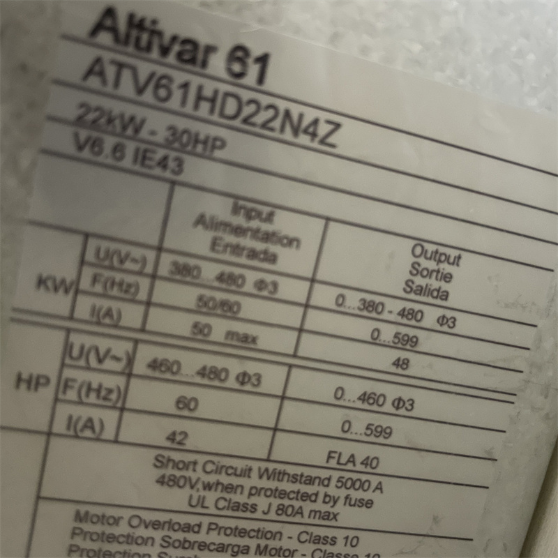 Schneider inverter ATV61HD22N4Z