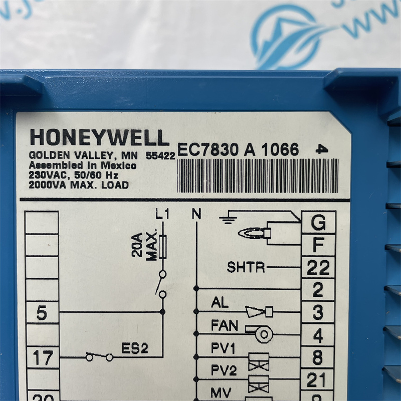 Honeywell combustion controller EC7830 A 1066