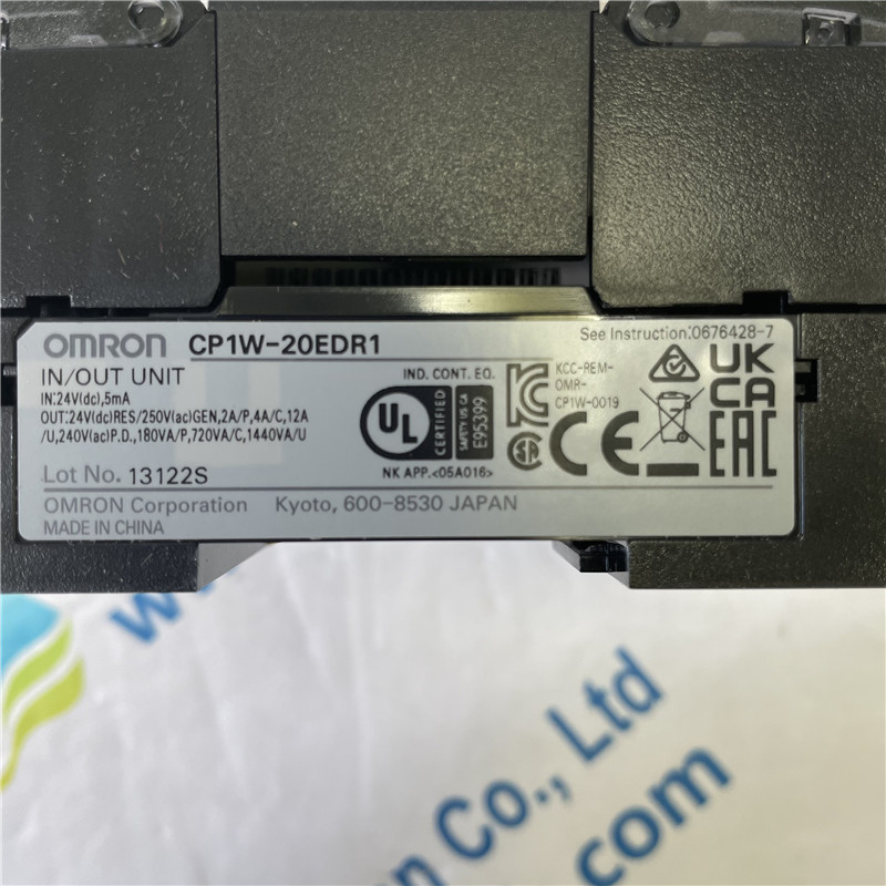 OMRON PLC I/O Unit CP1W-20EDR1