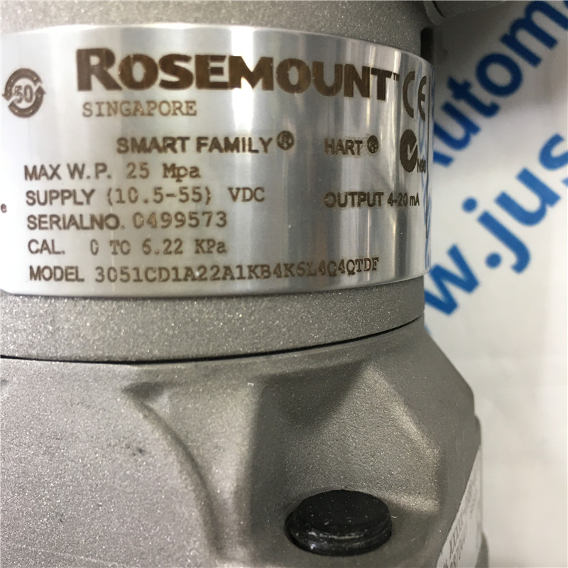 EMERSON Rosemount Pressure Transmitter 3051CD1A22A1KB4K6L4Q4QTDF