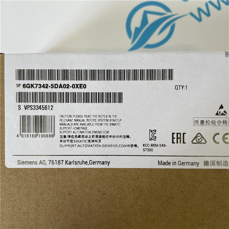 SIEMENS communication processor 6GK7342-5DA02-0XE0 Communications processor CP 342-5 for connection of SIMATIC S7-300 to PROFIBUS DP, S5-compatible