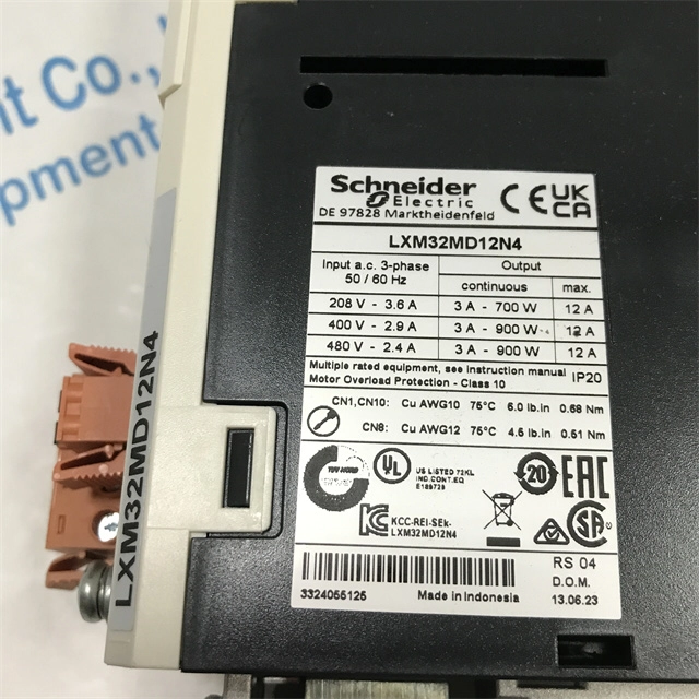 Schneider Servo Drive LXM32MD12N4