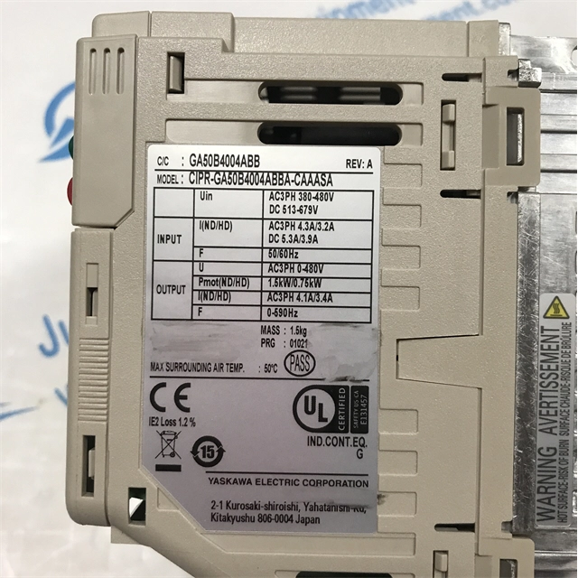 YASKAWA Inverter CIPR-GA50B4004ABBA