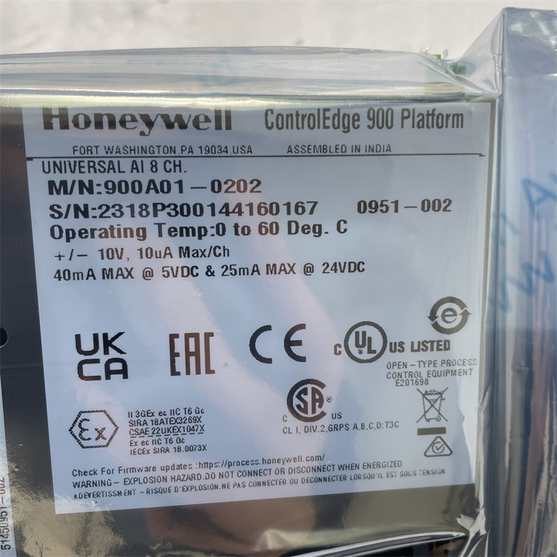 Honeywell Analog Input Module 900A01-0202