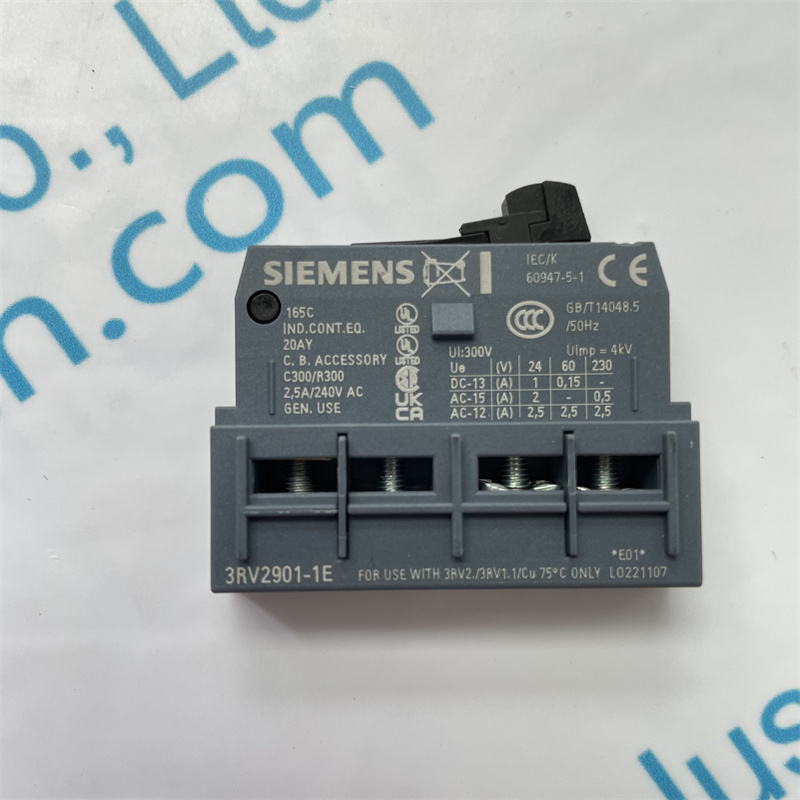 SIEMENS motor three-phase circuit breaker auxiliary contact 3RV2901-1E