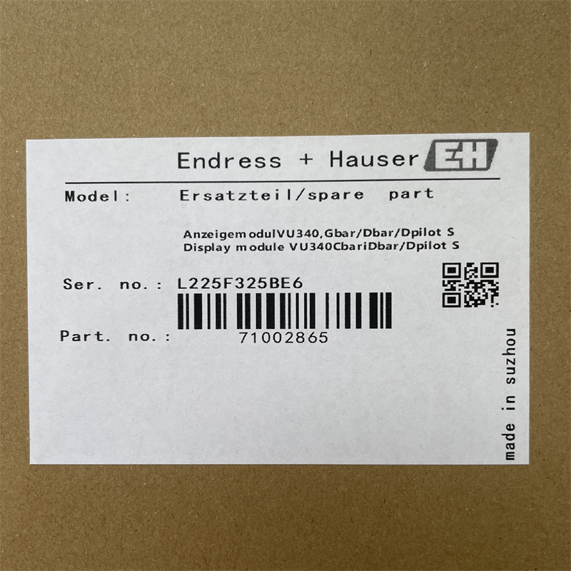 Endress+Hauser Display module 71002865 