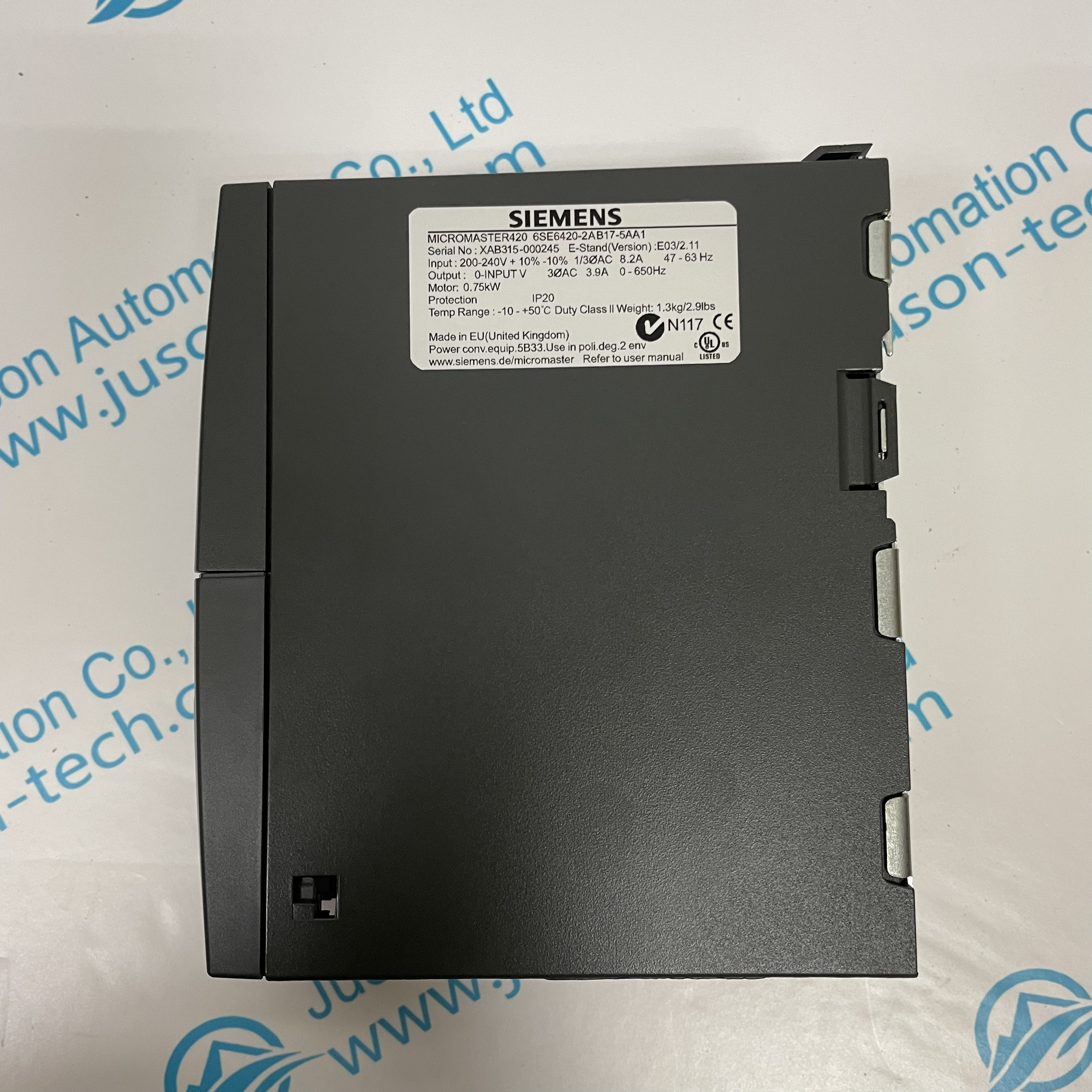 SIEMENS inverter 6SE6420-2AB17-5AA1