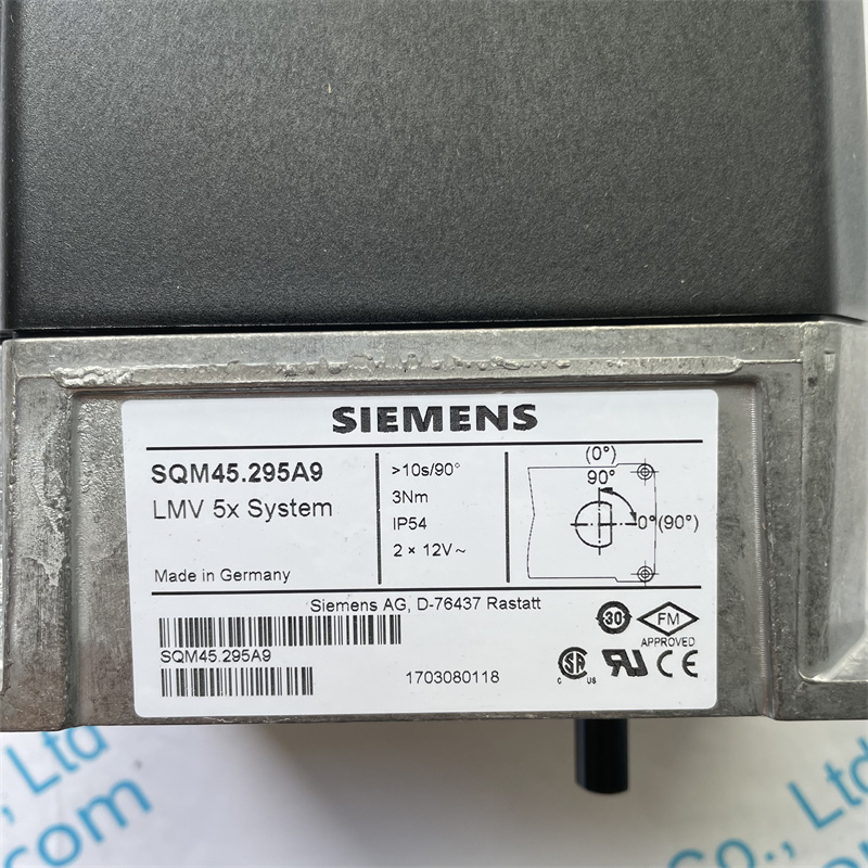 SIEMENS actuator SQM45.295A9 