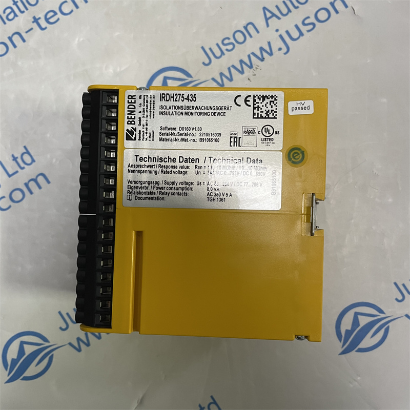 BENDER Insulation monitor B91065100 IRDH275-435