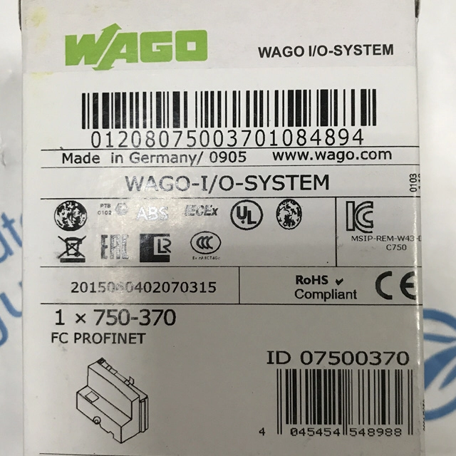 Wago bus coupler 750-370