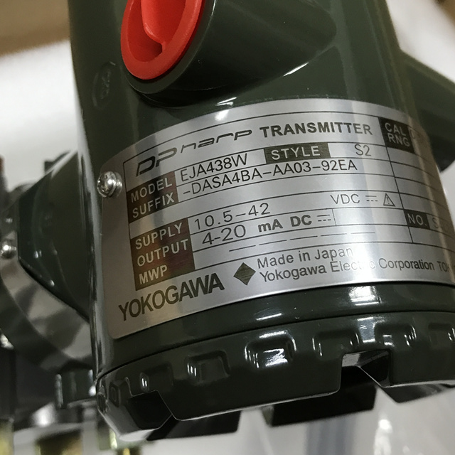 Yokogawa differential pressure transmitter EJA438W-DASA4BA-AA03-92EA