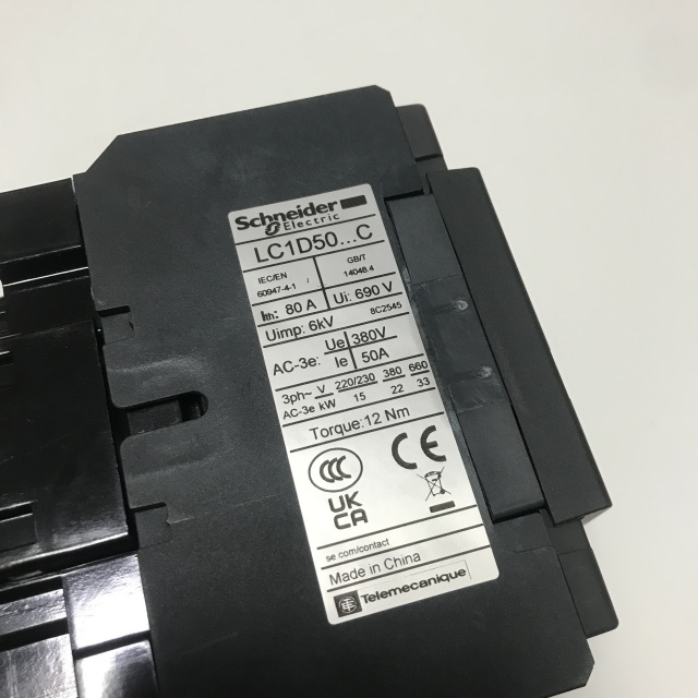 Schneider AC contactor LC1D50E7C