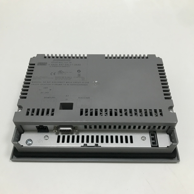 SIEMENS fine panel 6AV6647-0AC11-3AX0 SIMATIC HMI KTP600 Basic Color DP, Basic Panel, key/touch operation, 6" TFT display, 256 colors, MPI/PROFIBUS DP interface