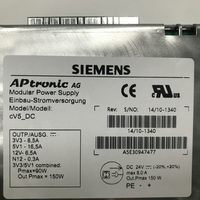 SIEMENS industrial power supply A5E30947477