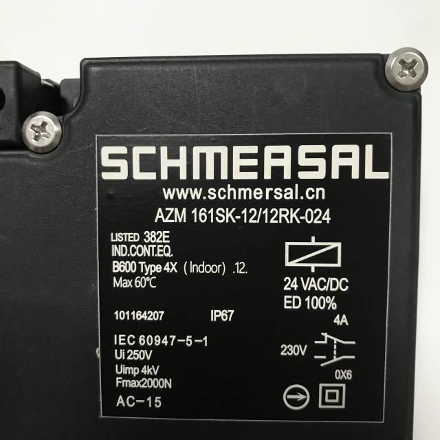Schmersal Lock type limit switch AZM161SK-12 12RK-024