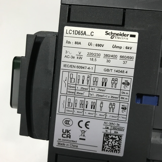 Schneider AC contactor LC1D65AF7C