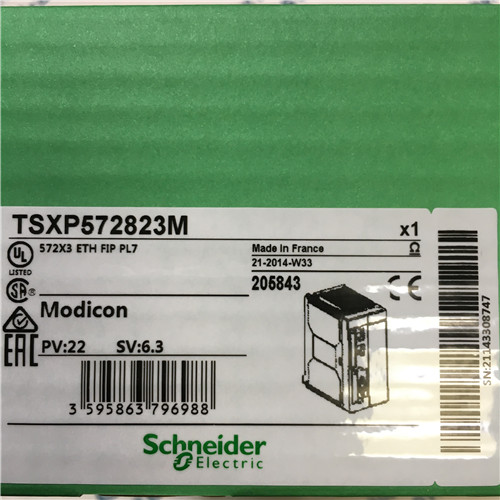 Schneider TSXP572823M double-format PL7 processor - transparent ready - 1180 mA 5 V DC