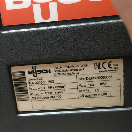 BUSCH R5RA0040F RA0040F503 Vacuum pump