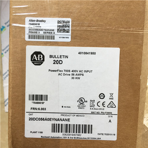 Allen Bradley 20DC056A0EYNANANE Invertor