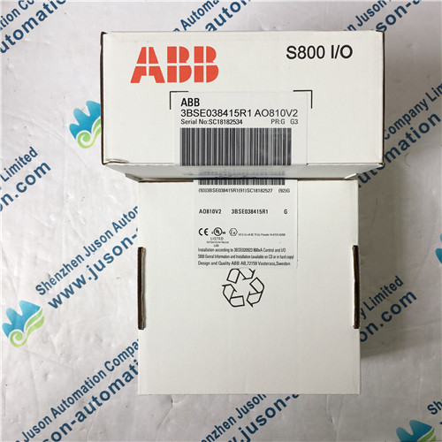 ABB PLC analog output module 3BSE038415R1 AO810V2 