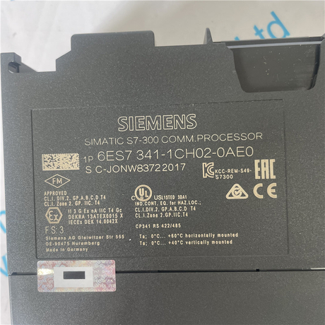 SIEMENS communication processor 6ES7341-1CH02-0AE0 SIMATIC S7-300