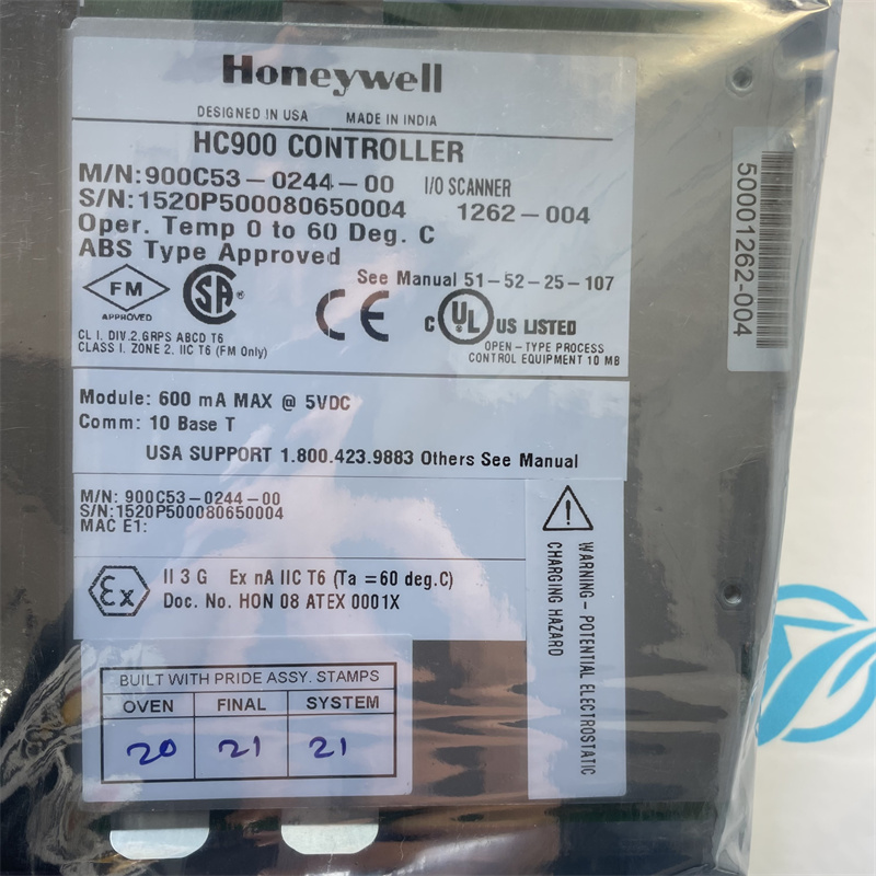 Honeywell CPU module 900C53-0244-00