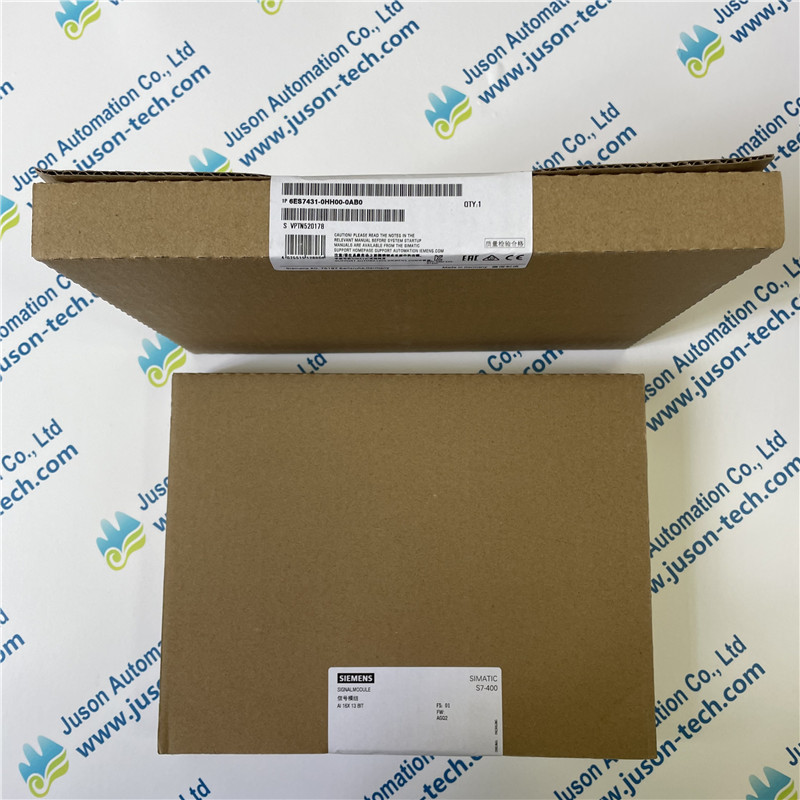SIEMENS signal module 6ES7431-0HH00-0AB0 SIMATIC S7-400, analog input SM 431, non-isolated 16 AI, resolution 13 bit, +/-10 V, +/-20 mA, 4 - 20 mA 20 ms conversion time