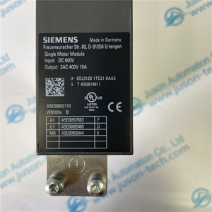 SIEMENS inverter 6SL3120-1TE21-8AA3 SINAMICS S120 Single Motor Module input: 600 V DC output: 400 V 3 AC, 18 A type of construction: booksize internal air cooling 