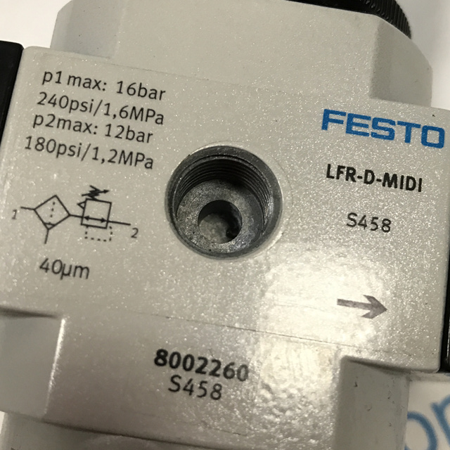 FESTO pressure reducing valve LFR-1 2-D-MIDI-MPA 