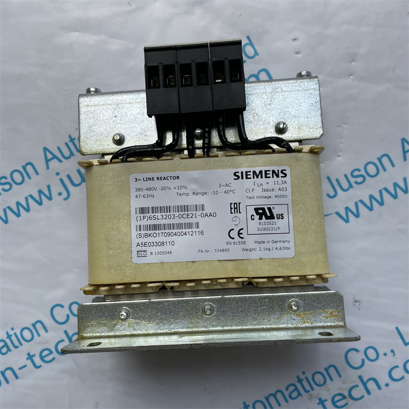SIEMENS incoming reactor 6SL3203-0CE21-0AA0