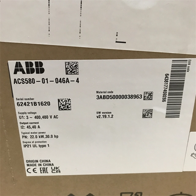 ABB Inverter ACS580-01-046A-4