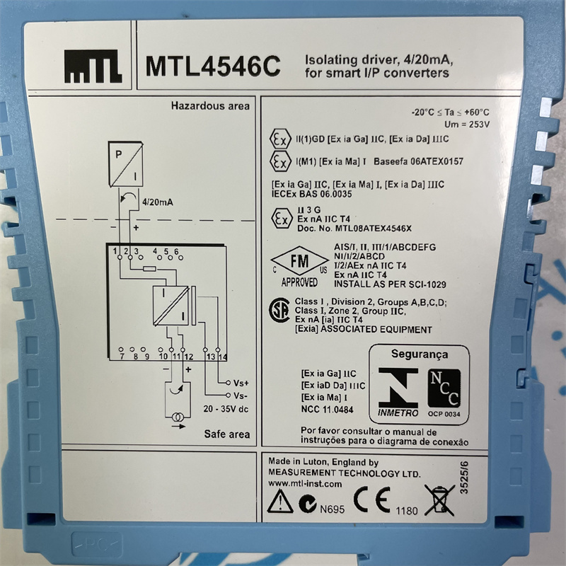 MTL Safety Barrier MTL4546C