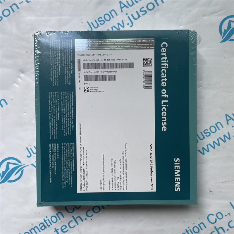 SIEMENS programming software 6ES7822-1AA08-0YA5