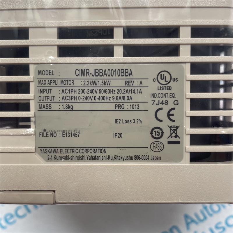 Yaskawa inverter CIMR-JBBA0010BBA