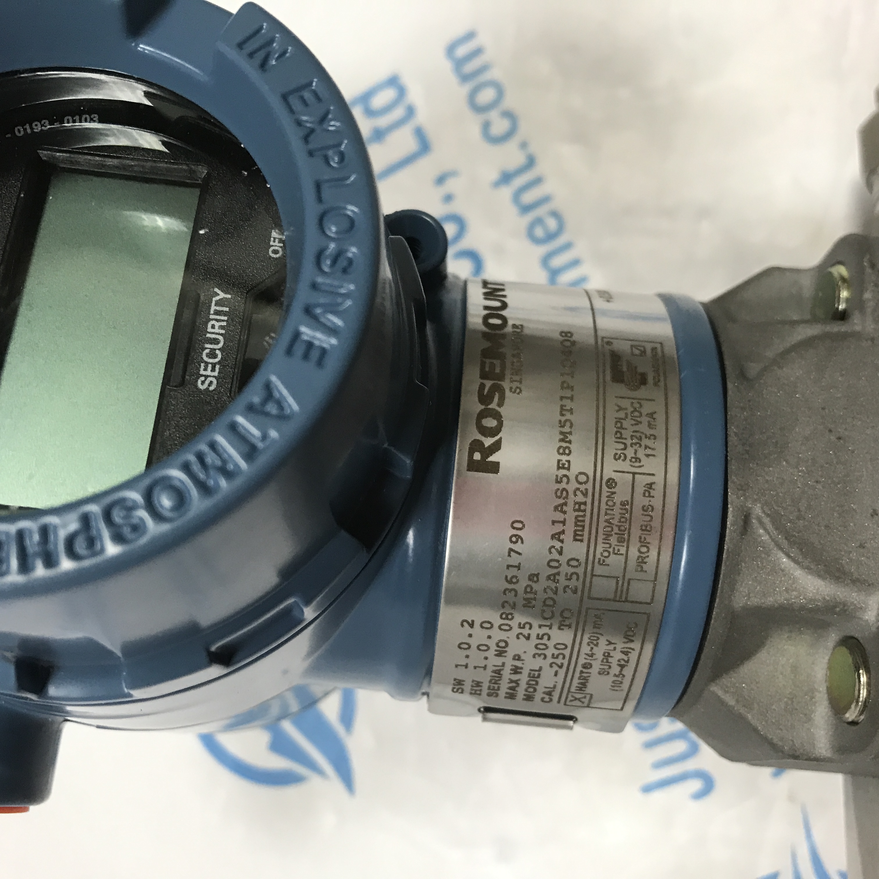 Rosemount Pressure Transmitter 3051CD2A02A1AS5E8M5T1P1Q4Q8+0305RC32B11B4