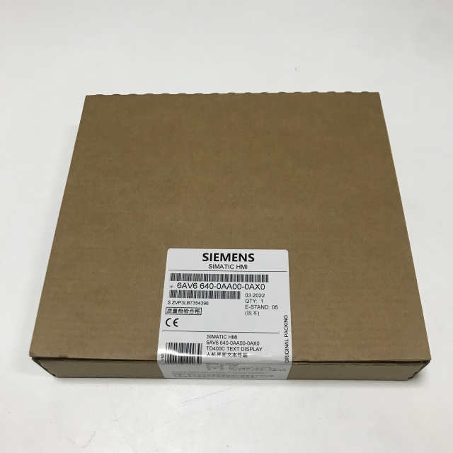 SIEMENS touch screen 6AV6640-0AA00-0AX0