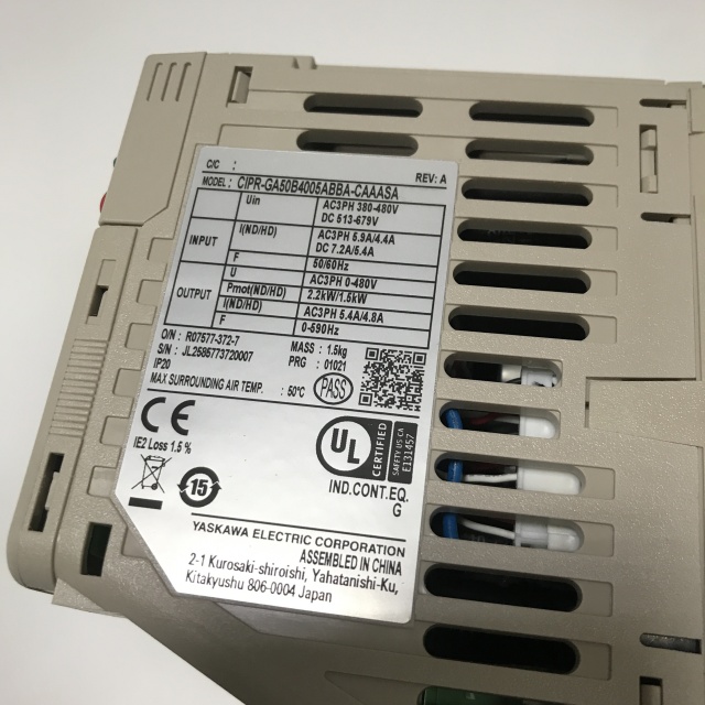 YASKAWA inverter CIPR-GA50B4005ABBA