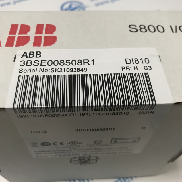 ABB PLC digital input and output module 3BSE008508R1 DI810