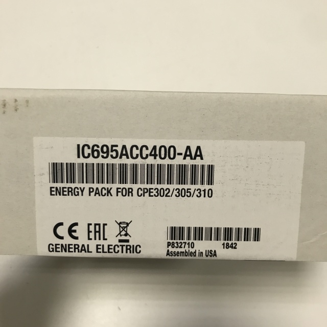 GE CPU energy pack module IC695ACC400