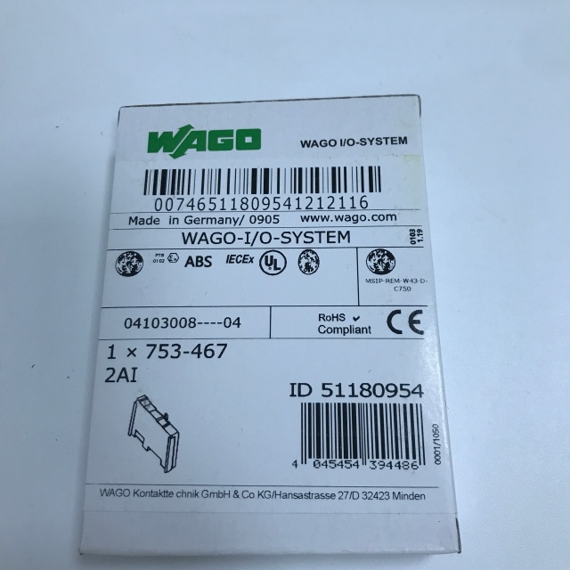 WAGO Analog input module 753-467