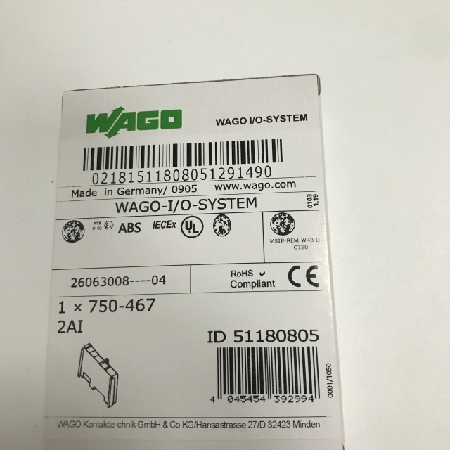 WAGO Digital quantity module 750-467