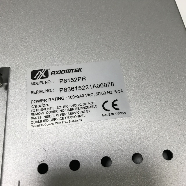 Axiomtek touch screen P6152PR