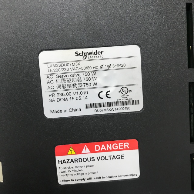 Schneider Servo Drive LXM23DU07M3X