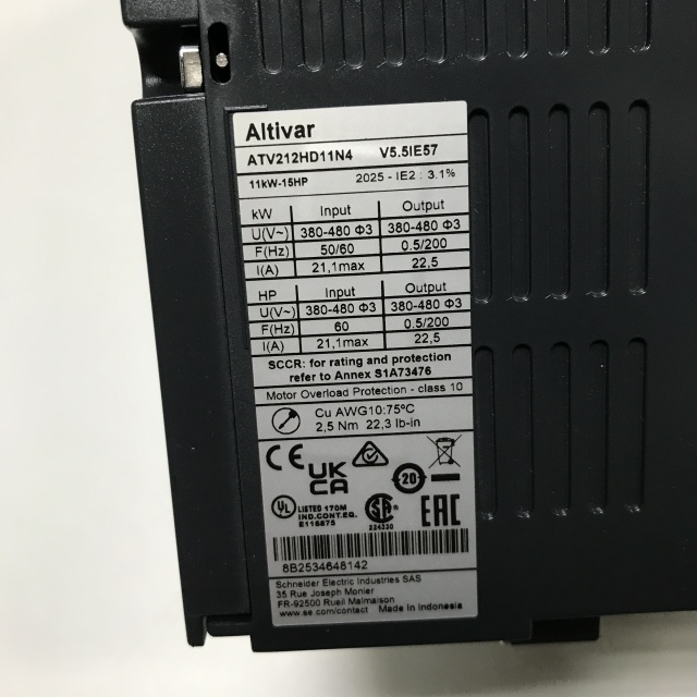 Schneider inverter ATV212HD11N4