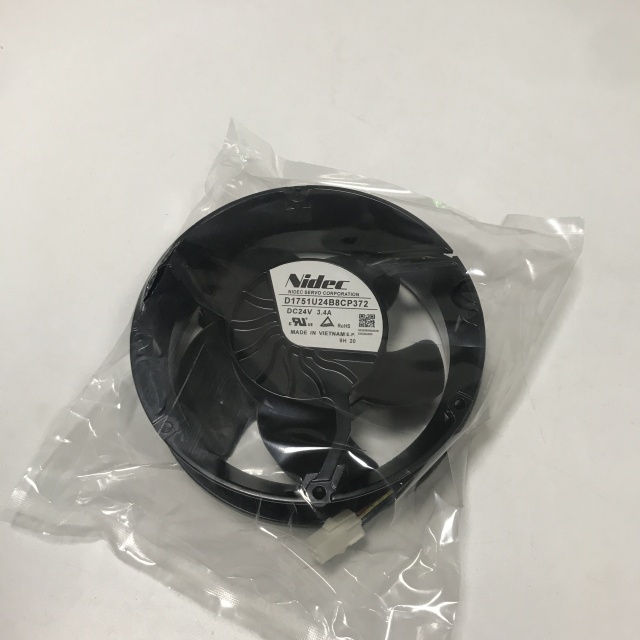 Nidec Axial flow fan inverter ventilation and heat dissipation D1751U24B8CP372
