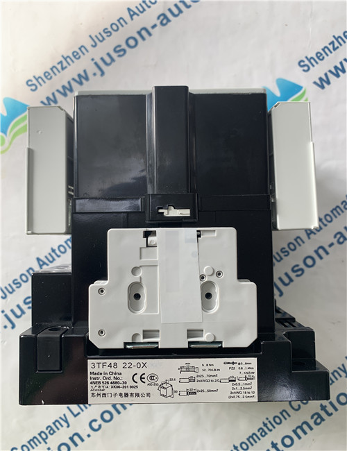 SIEMENS 3TF4822-0XU0 Contactor AC 50 HZ, 240 V AC3 400 V 75 A 37 kW AUX. contacts: 2 NO + 2 NC size 4 screw connection