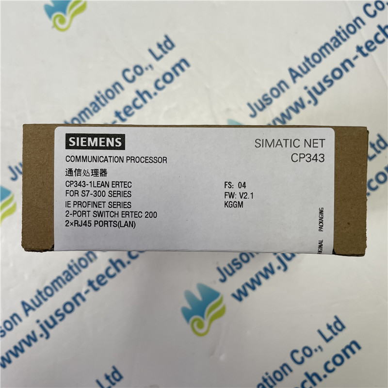 SIEMENS communication processor module 6GK7343-1CX10-0XE0 communications processor CP 343-1 Lean for connection 