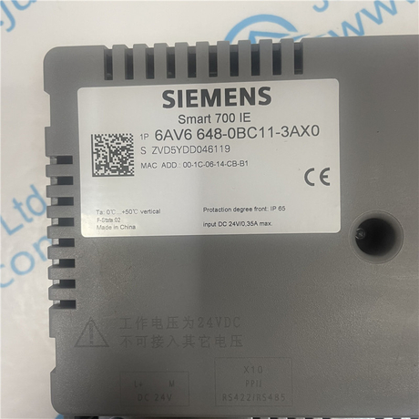 SIEMENS fine panel 6AV6648-0BC11-3AX0 SIMATIC HMI SMART
