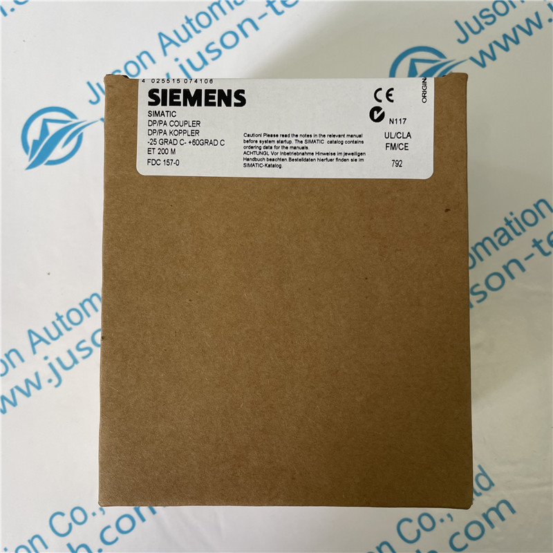 SIEMENS coupling module 6ES7157-0AC83-0XA0 SIMATIC DP, Field device interface DP/PA coupler FDC157-0 not Ex-Version 1000mA/31V Field bus coupler between PROFIBUS DP 