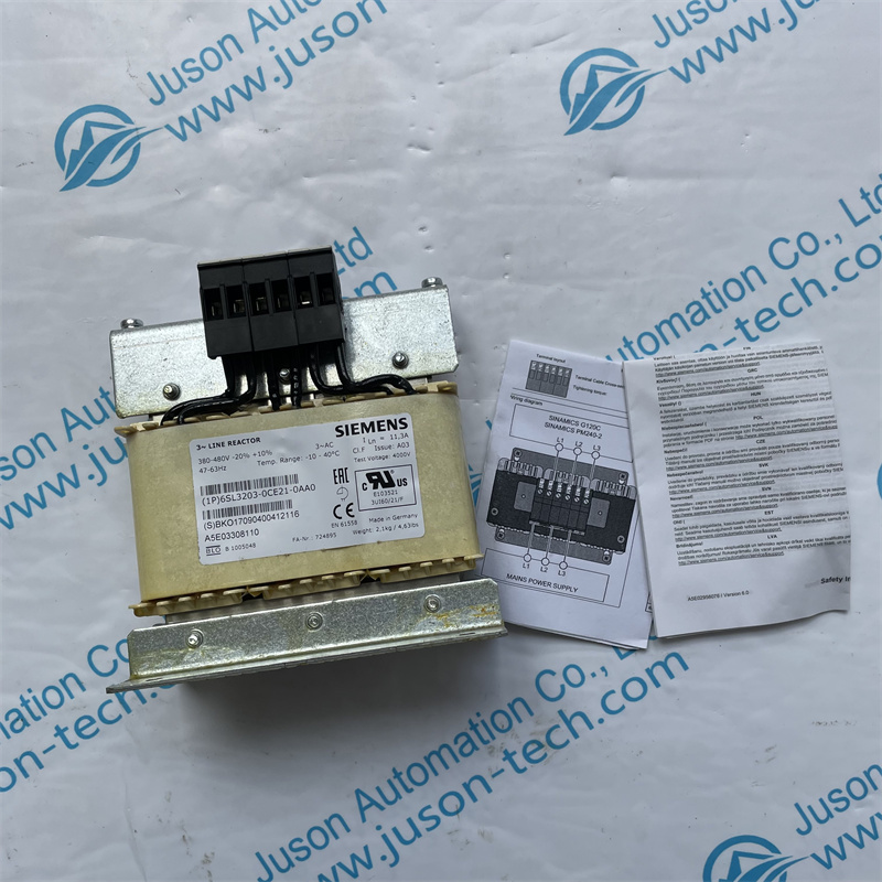 SIEMENS incoming reactor 6SL3203-0CE21-0AA0